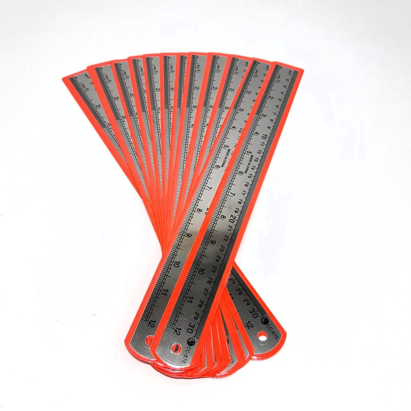

Harga (1pcs ) Penggaris Stainless Ukuran 30cm CC-670