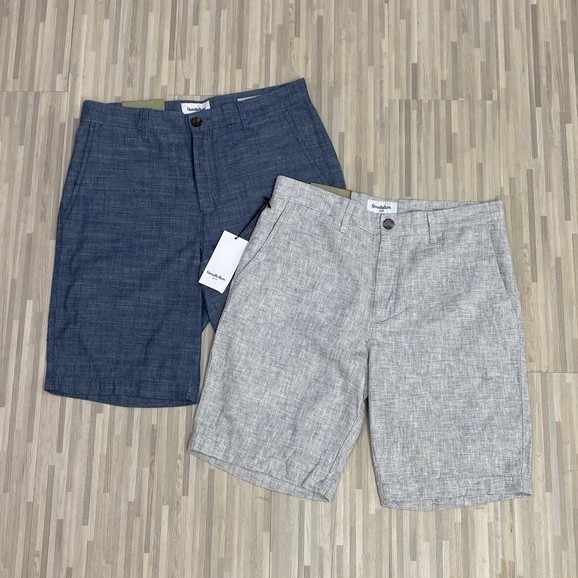 IMP0RT CELANA PENDEK COWOK GOODFELLOW LINDENSHORT BAHAN CHAMBRAY ( SEMI LINEN )