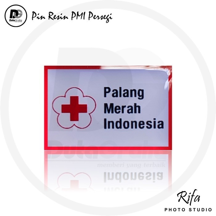 PIN PMI PERSEGI - Putih