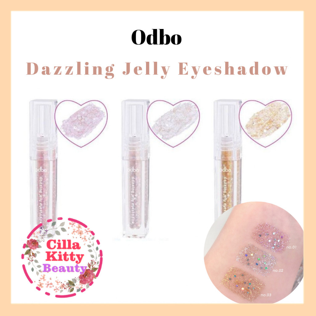 CKB ODBO Dazzling Jelly Eyeshadow Glitter Vegan OD2013