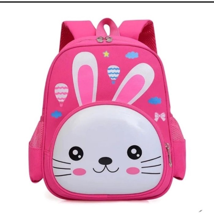 tas sekolah anak paud tk motif dino/tas anak lucu - dino litle biru