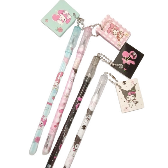 

J2 - Pulpen gel 1 box 12 pcs set mini book karakter sanrio