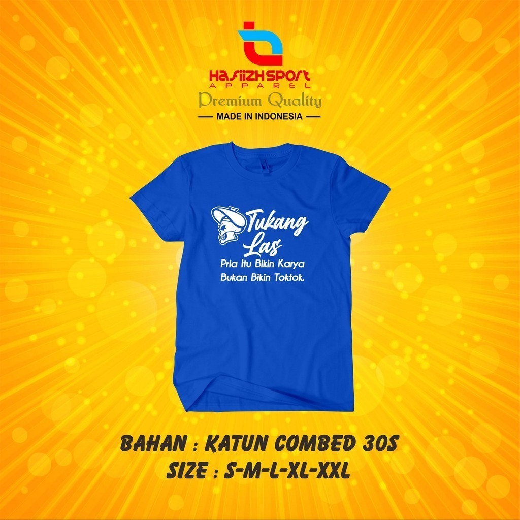 KAOS BAJU TUKANG LAS / KAOS WELDER PREMIUM