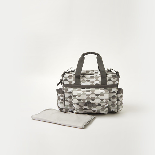 Babyshop Juniors Tas Motif Berresleting dan Tali Adjustable Diaper Bag