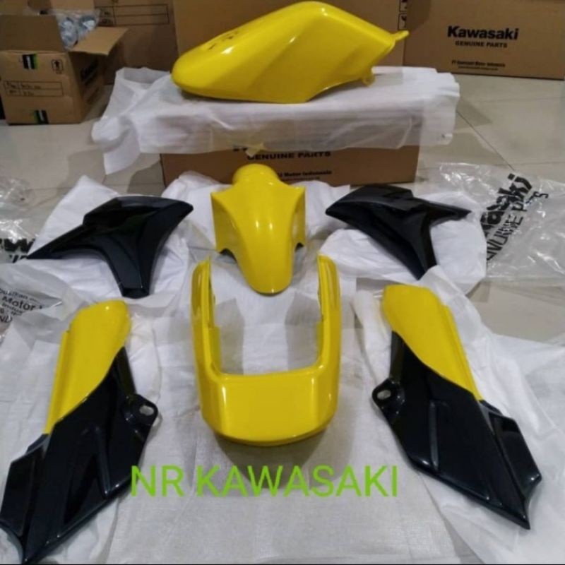 promo BODY FULL SET NINJA R/SS KUNING POLOS