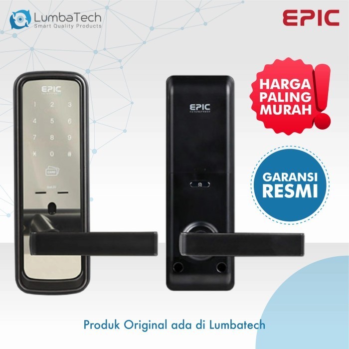 

Epic - ES-7000K Digital Door Lock |Pin, smart card, emergency key & Apps