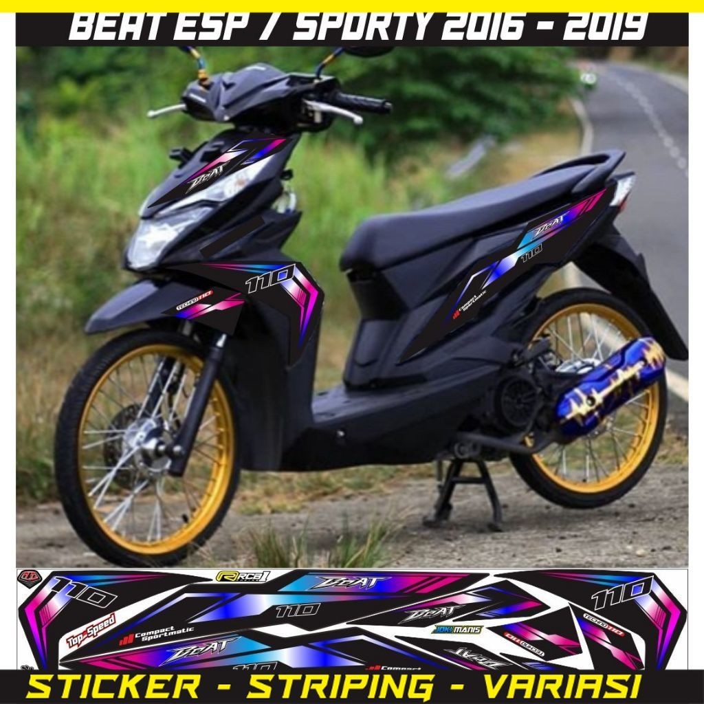 Variasi motor Striping variasi motor honda beat esp/ street /beat sporty