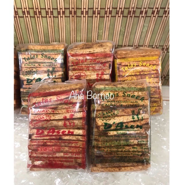 

New Stik Talas Uk Pendek / Stik Keladi Khas Pontianak / Snack Talas Asen /