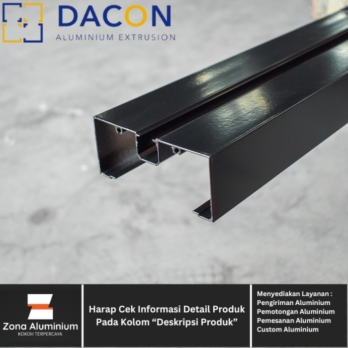 Aluminium DACON DOFF ANODIZING 60559 Untuk Kusen 4 Inch