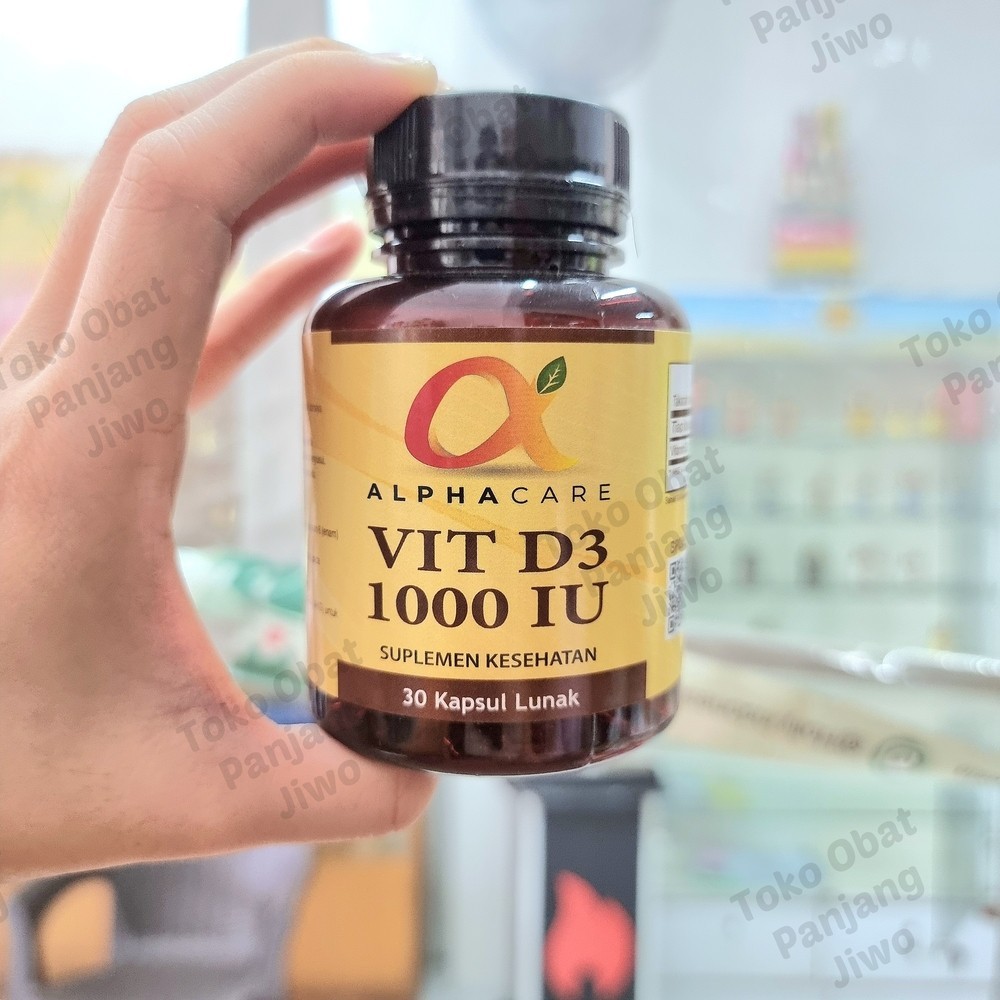 ALPHACARE VIT D3 1000IU 30 KAPSUL LUNAK ALPHA CARE VITAMIN D3 1000 IU