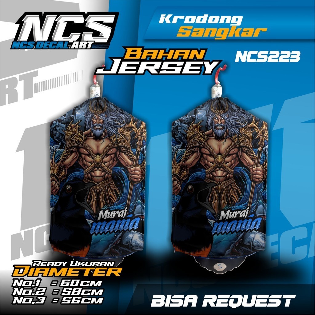 Kerodong MURAI BATU Motif Krodong SANGKAR murai batu Penutup sangkar Mengatasi OB Murai - NCS