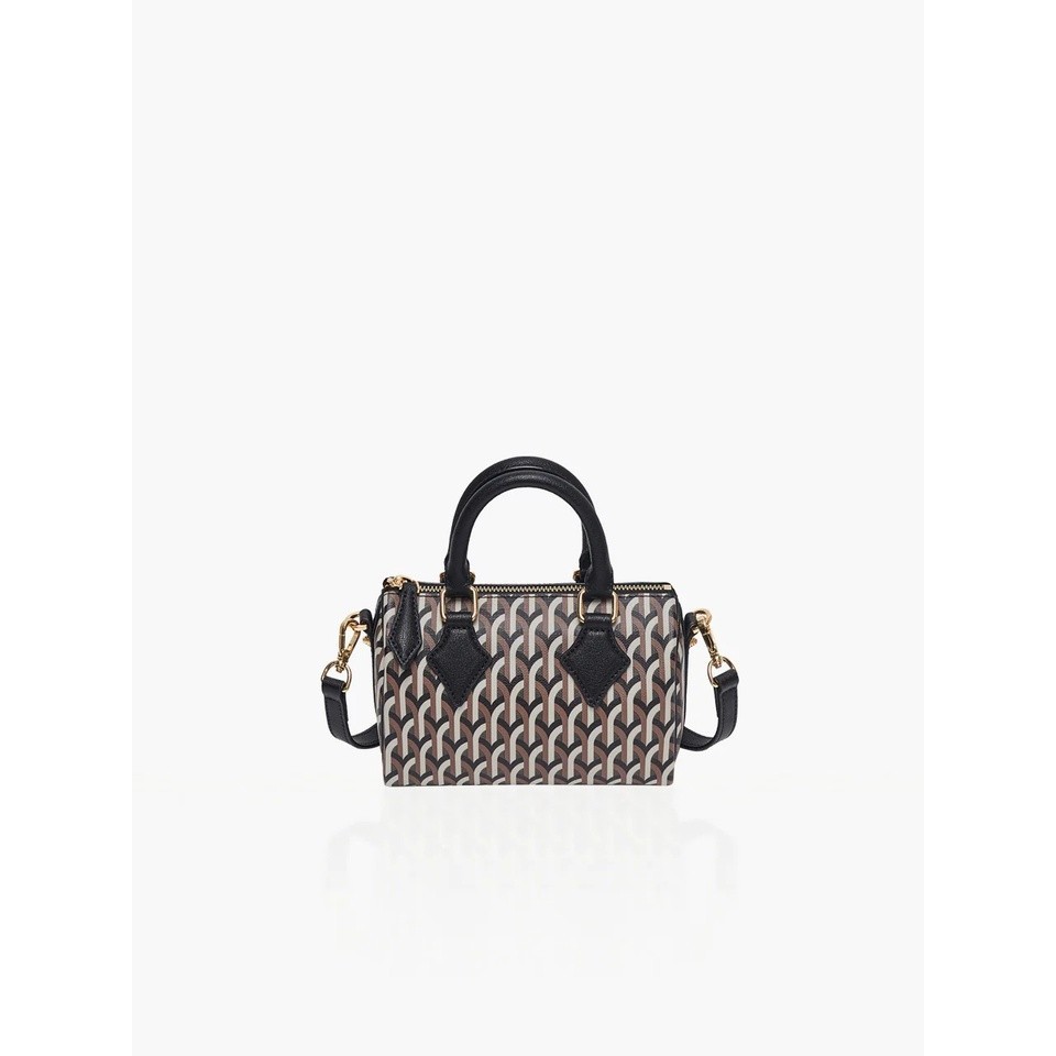 DELL'EST Bostino Bag Mini Gotica Black Tas Selempang Wanita-DBT0101BDX