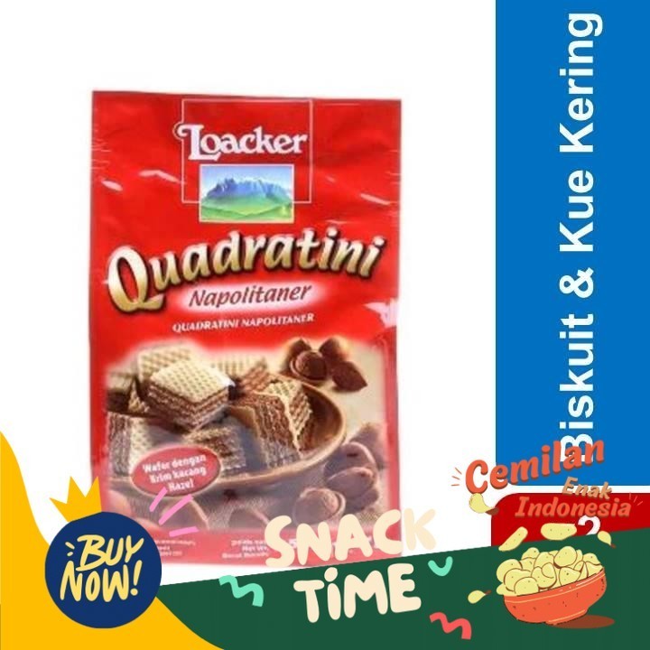 

Special Diskon Loacker Quadratini Napolitaner Wafer 250gr x 2