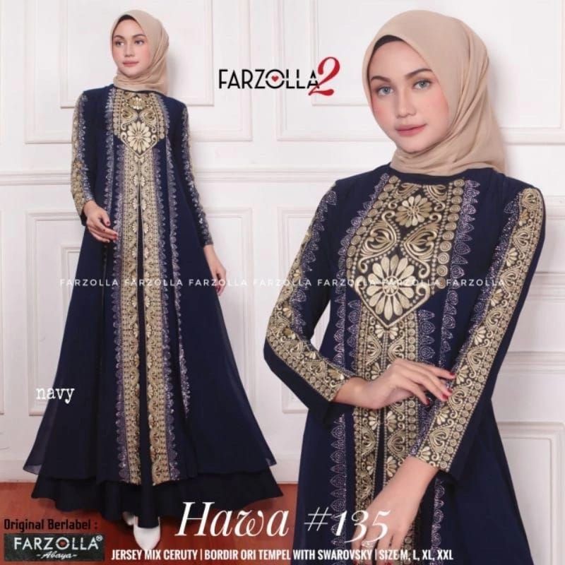 gamis terbaru- Gamis Turkey 1062 Hawa #135 Dress Busana Muslimah By Original Mega Store Farzolla 2