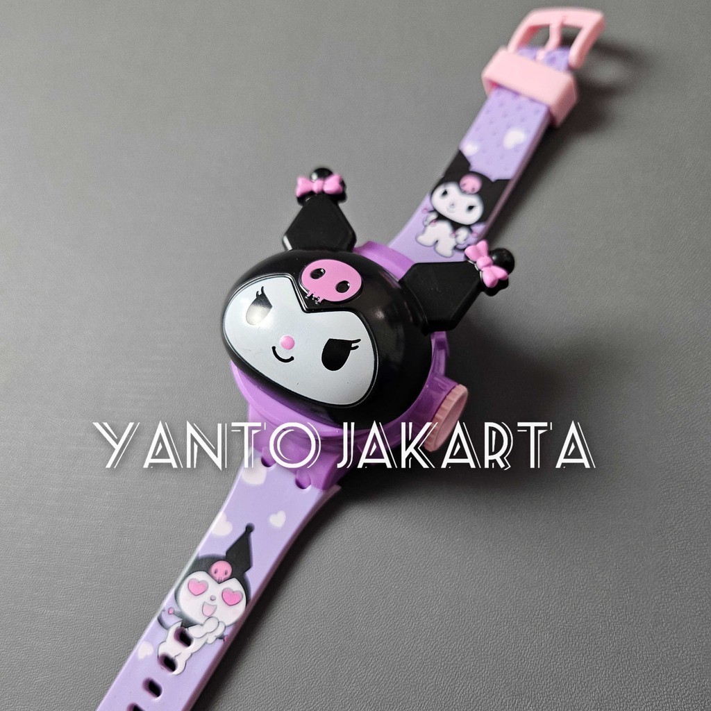 Jam tangan anak kuromi proyektor