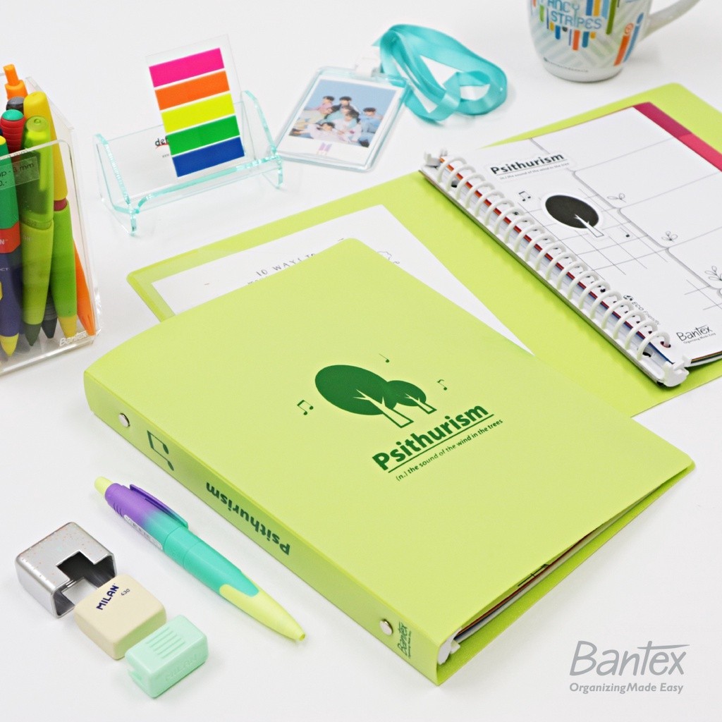 

[Stationery Spectrum] Bantex Multiring Binder Trendy B5 26 Ring 25 mm PSITHURISM 3326 72