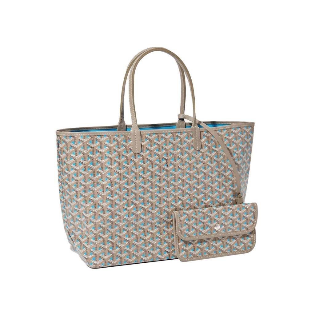 [BRANDED REPUBLIC 3] Tas Handbag Wanita Goyard Saint Louis Voie Turquoise Tote Bag