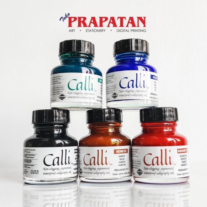 

Daler Rowney Calligraphy Ink 29,5ml - Jet Black 010 -YY41