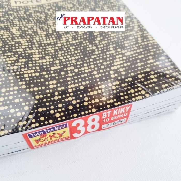 

Buku Tulis Sekolah Kiky 21x16cm (10 Buku) - 38 lembar -YY41