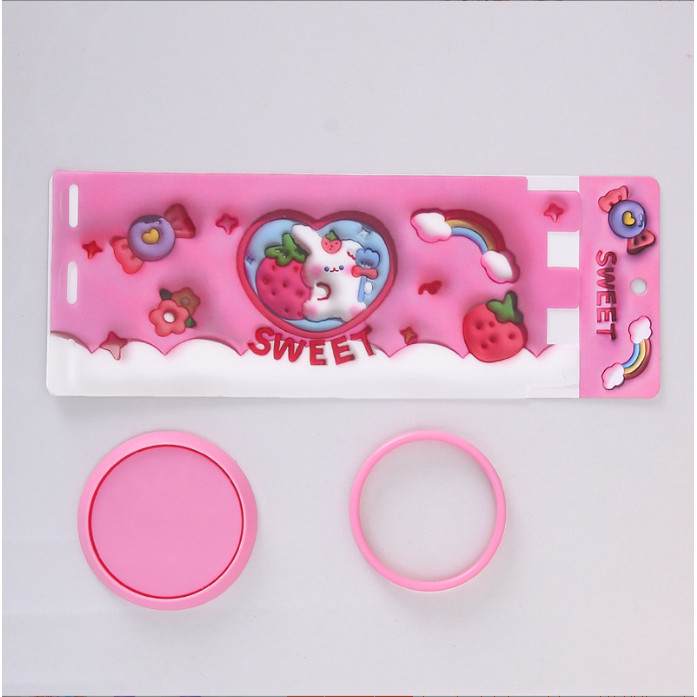 

J2 - Tempat pensil anak meja bulat karakter lucu 3D