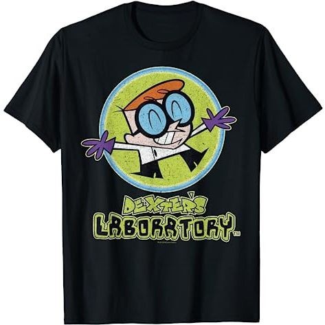 BAJU DISTRO CN Dexter's Laboratory Dexter Portrait Logo T-Shirt