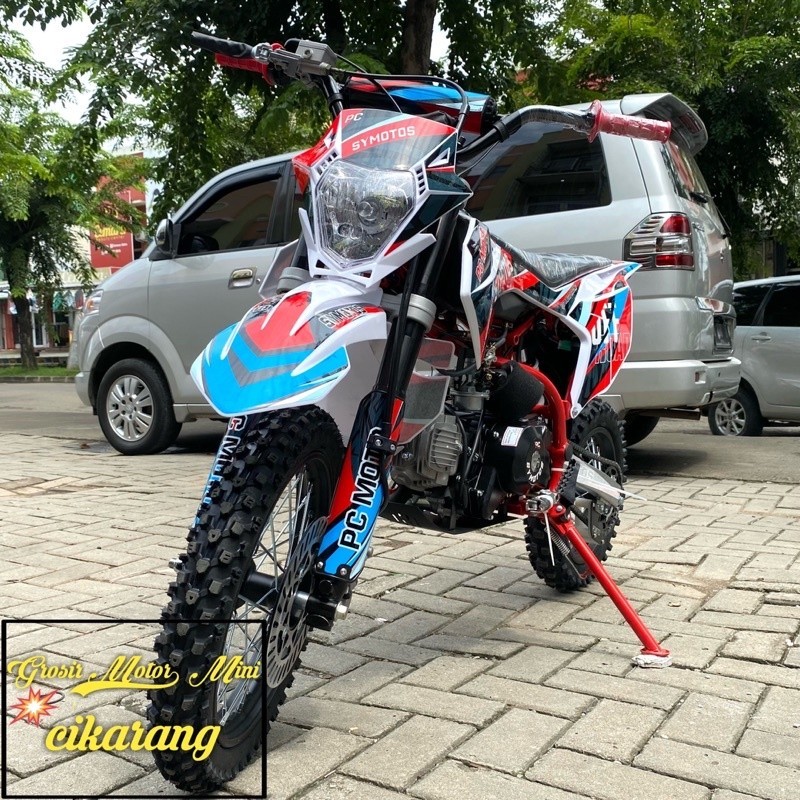 PROMO RAMADHAN MOTOR MINI TRAIL 110CC ZUMMAV MANUAL RING 14/12 MESIN 4TAK + LAMPU