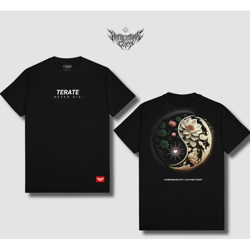 AllStore76Kaos Psht TERBARU kaos Psht Japanese kaos bunga teratai kaos Psht 3d kaos Terate never die