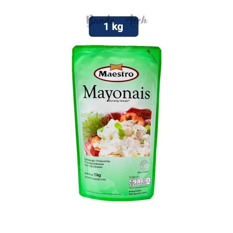 

(Aceh) Maestro Mayonnaise Pouch 1000 gr