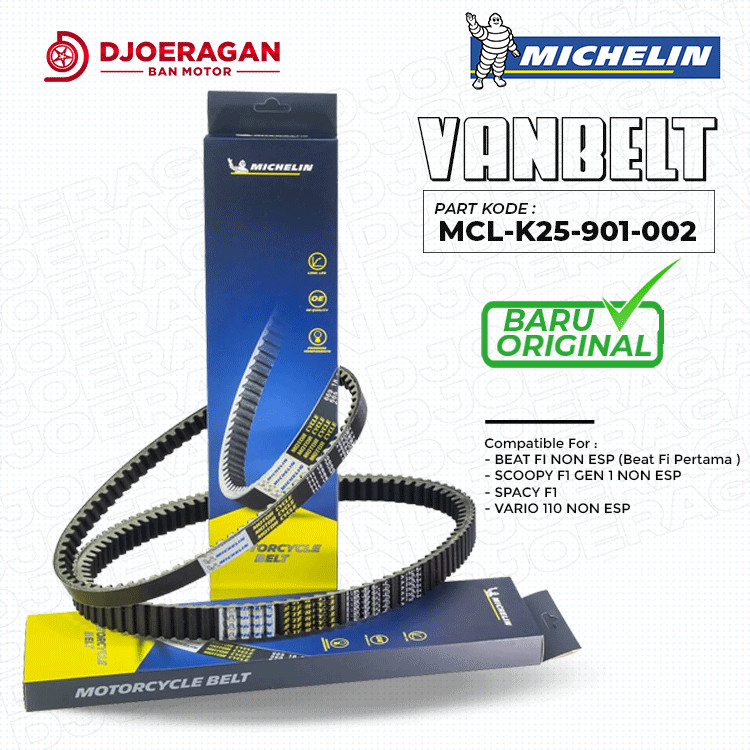 VANBELT VBELT MICHELIN HONDA BEAT FI SCOOPY FI SCOOPY ESP 2015-2017 SPACY FI VARIO TECHNO 110 CODE :