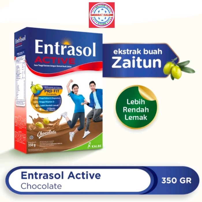 

[PROMO] ENTRASOL ACTIVE CHOCOLATE 360gr PER 1 BOX