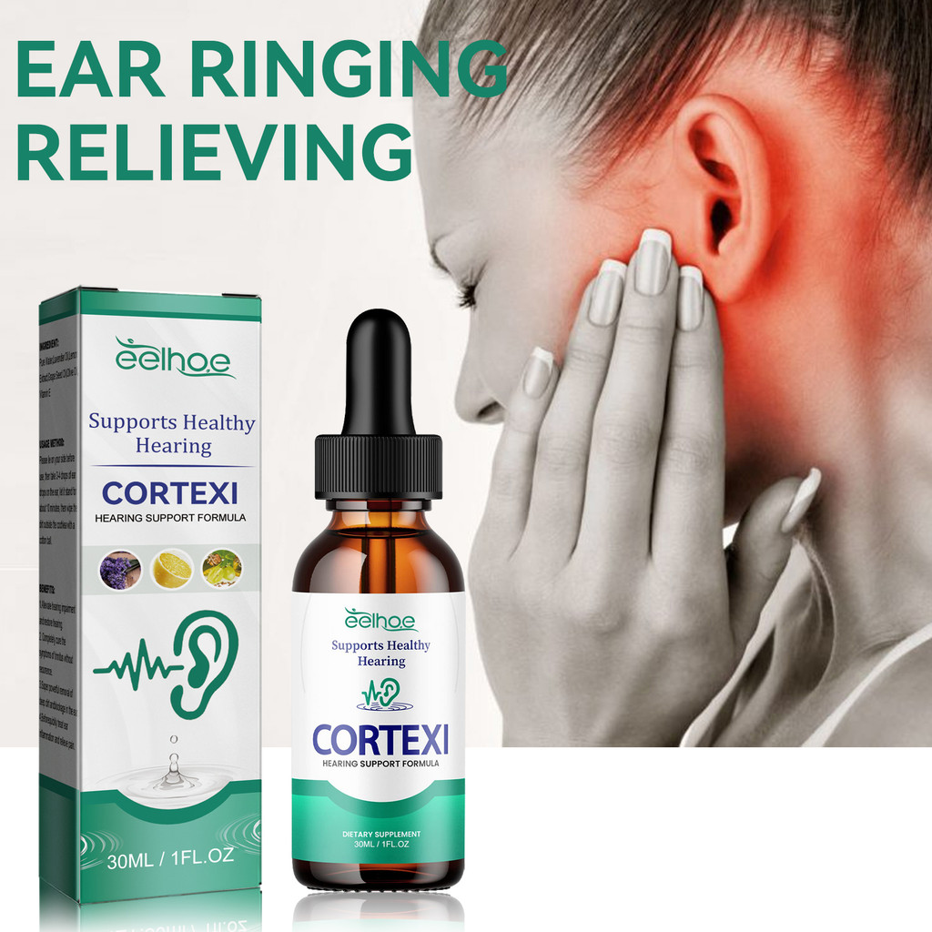 EELHOE Tinnitus Obat Tetes Telinga Pembersih Kotoran Telinga Meringankan Tinnitus