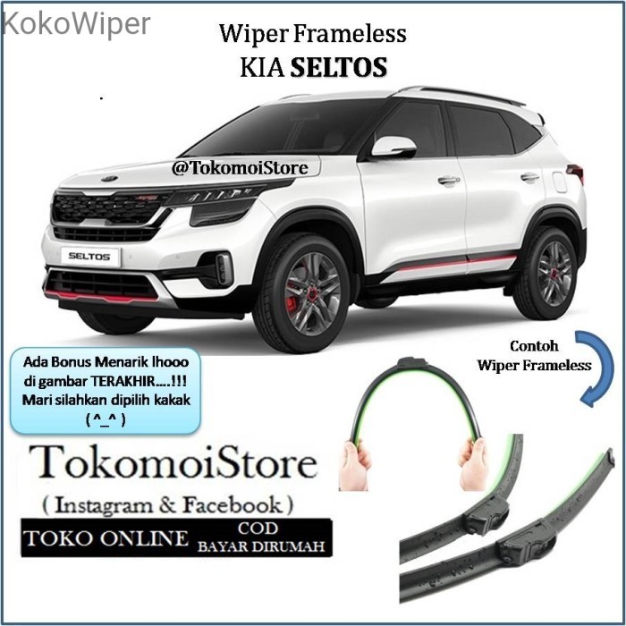 KokoWiper Wiper Banana Lentur KIA Seltos