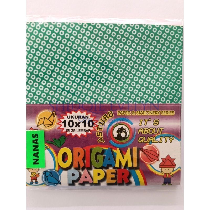 

ASTURO Kertas Origami Motif Nanas 10X10