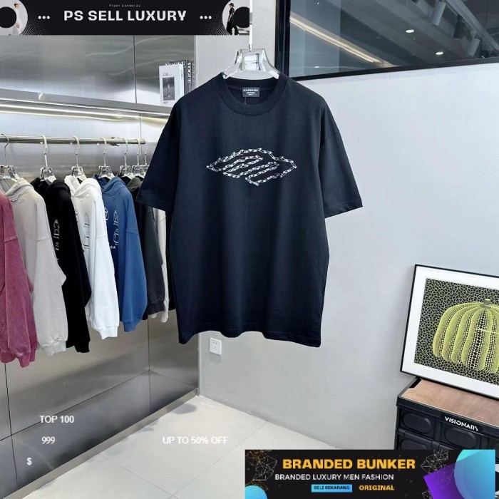 Koas Pria Casual Terkini - Baju Atasan Pria Branded Import High Quality - Kaos branded Pria Import C