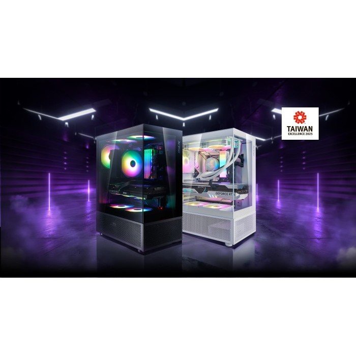 Casing Adata INVADER X MINI - ATX MID-TOWER CHASSIS free 5fan - Hitam