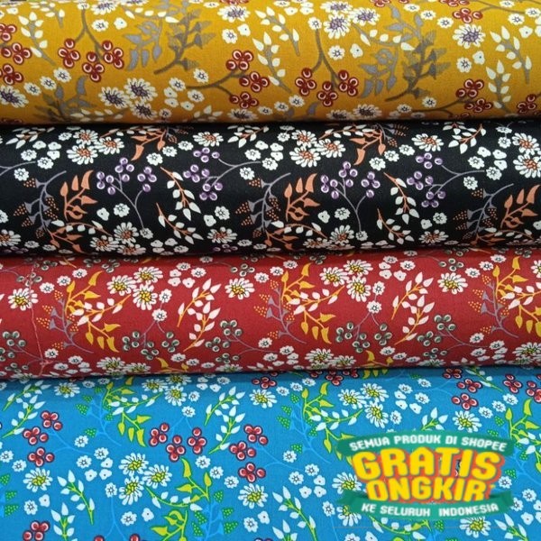 BBL / HARGA 1 METER KAIN RAYON VISCOSE PREMIUM untuk gamis tunik katun murah bagus lembut tekstil dr