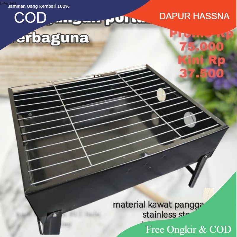 BAKARAN SATE PORTABLE PANGGANGAN SATE SERBAGUNA