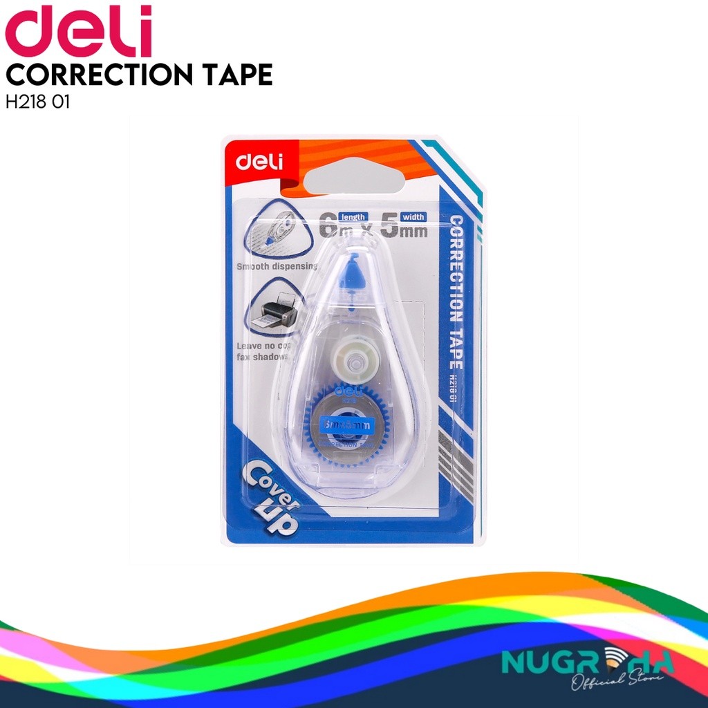 

CP TAPE / TIP EX / CORRECTION DELI H218 01