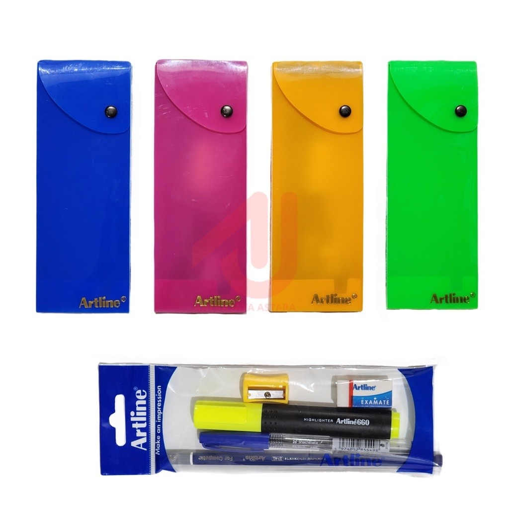 

Paket Alat Tulis ARTLINE Kemasan Kotak Pencil Case TAB-1 SET