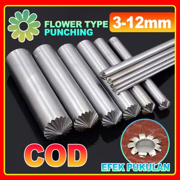 

Pembolong Mata Ikan Kulit 3-12mm Alat Pembolong Kulit Metal Pelubang Kulit Plong Kulit Leathercraft Hole Punches Tool Hollow Punch Alat Kerajinan Kulit