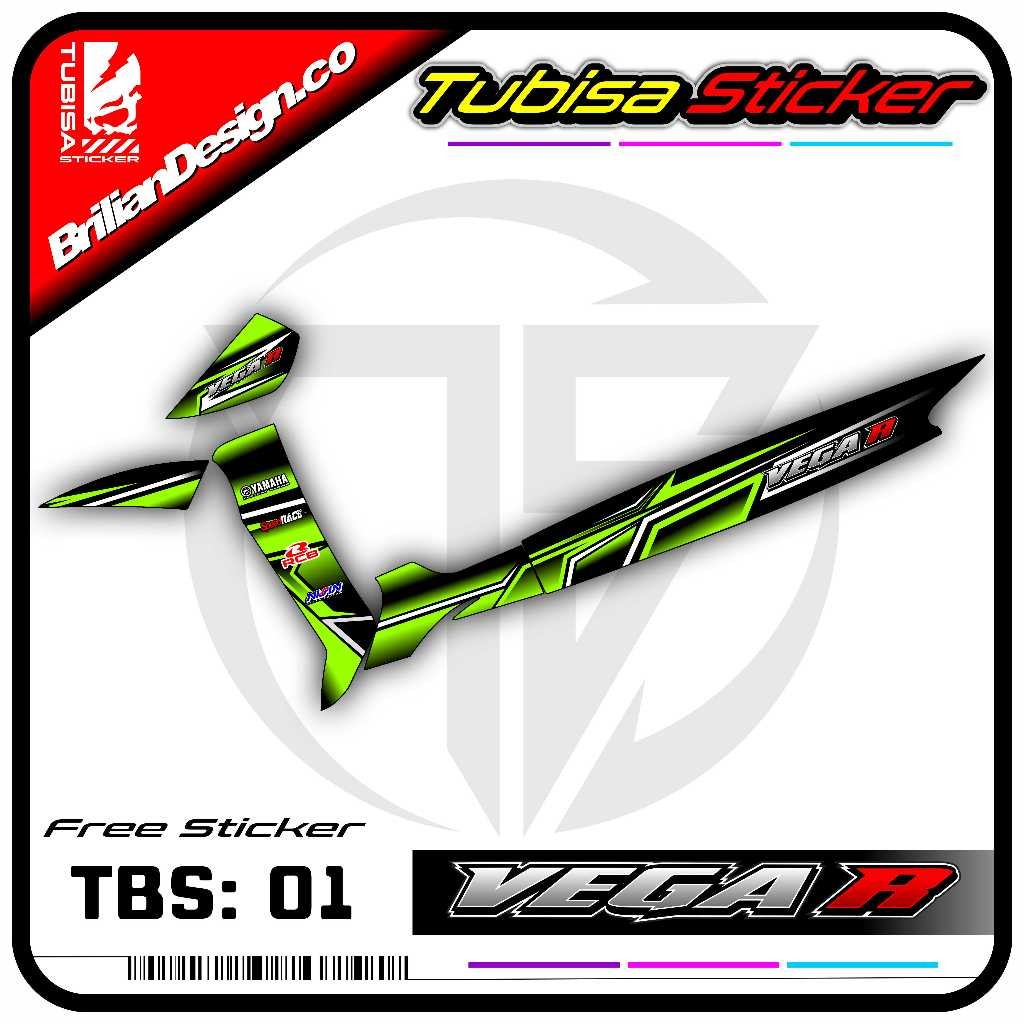 Sticker Striping Variasi Vega R Lama Stiker Striping Motor Vega R Lama Motif Racing