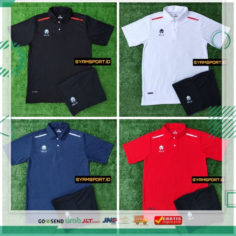 3.3 Jersey Bola / Jersey Futsal Polo Berkerah Grade Ori Lokal / Setelan Jersey Sepakbola / Jersey si