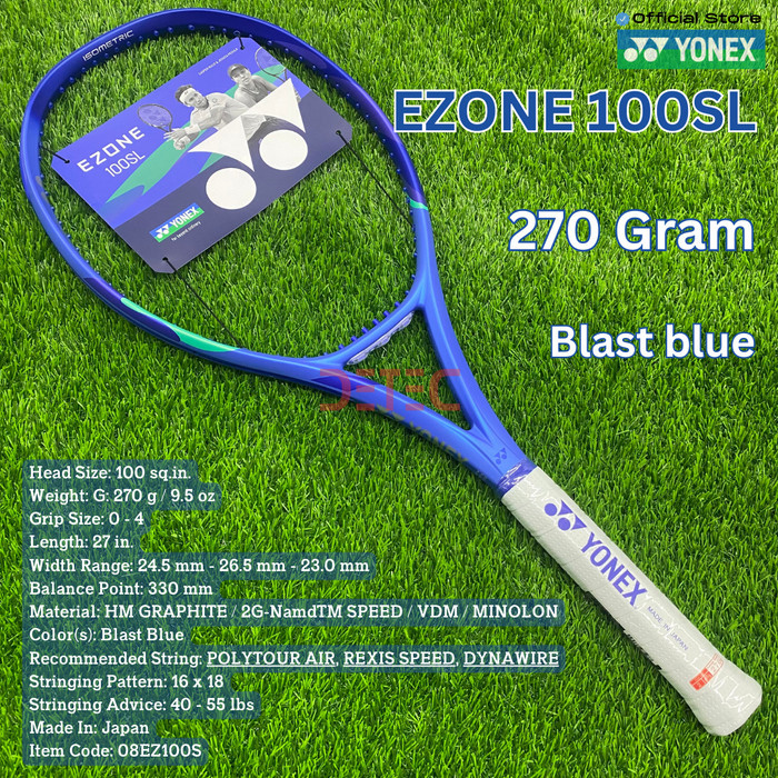 EZONE 100SL 270g Blast Blue Yonex - raket tenis