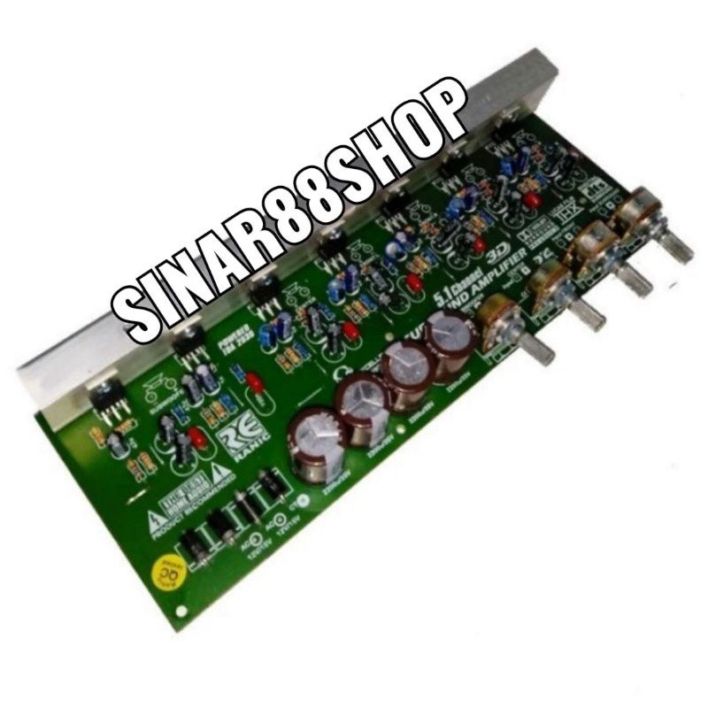 KIT POWER ACTIVE HOME THEATER 5.1 SURROUND AMPLIFIER AKTIF HI FI RANIC