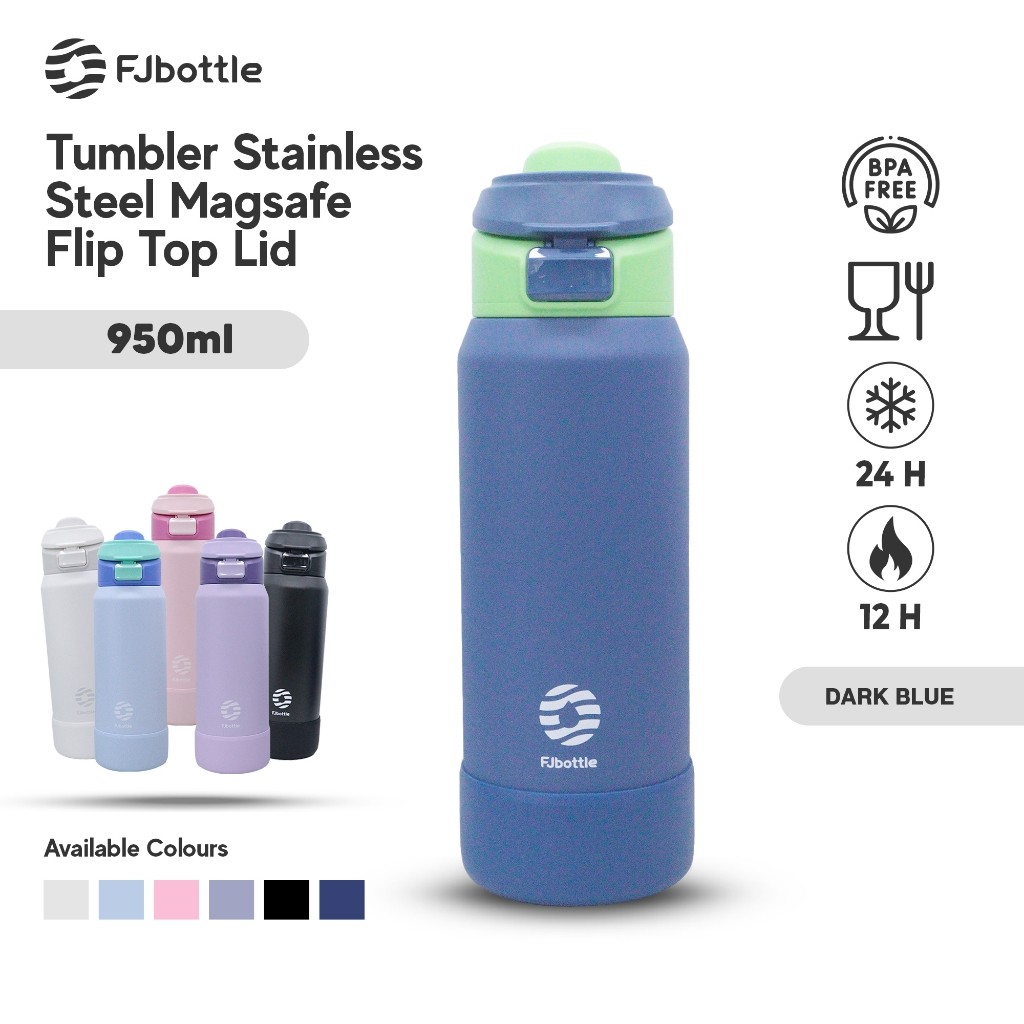 CE34T FJBottle - Botol Minum Tumbler Unik 950ml Stainless Steel SUS 304 dengan MagSafe Tripod Phone 