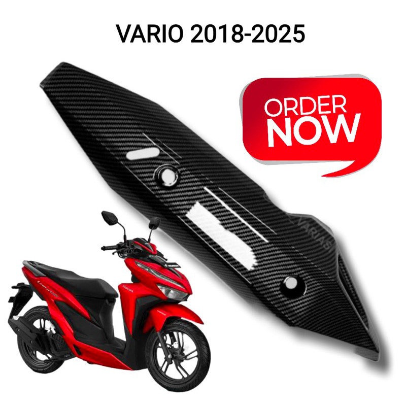 TUTUP KNALPOT VARIO NEW CARBON ◾️tutup knalpot vario carbon / tutup filter vario 125/150 new carbon 
