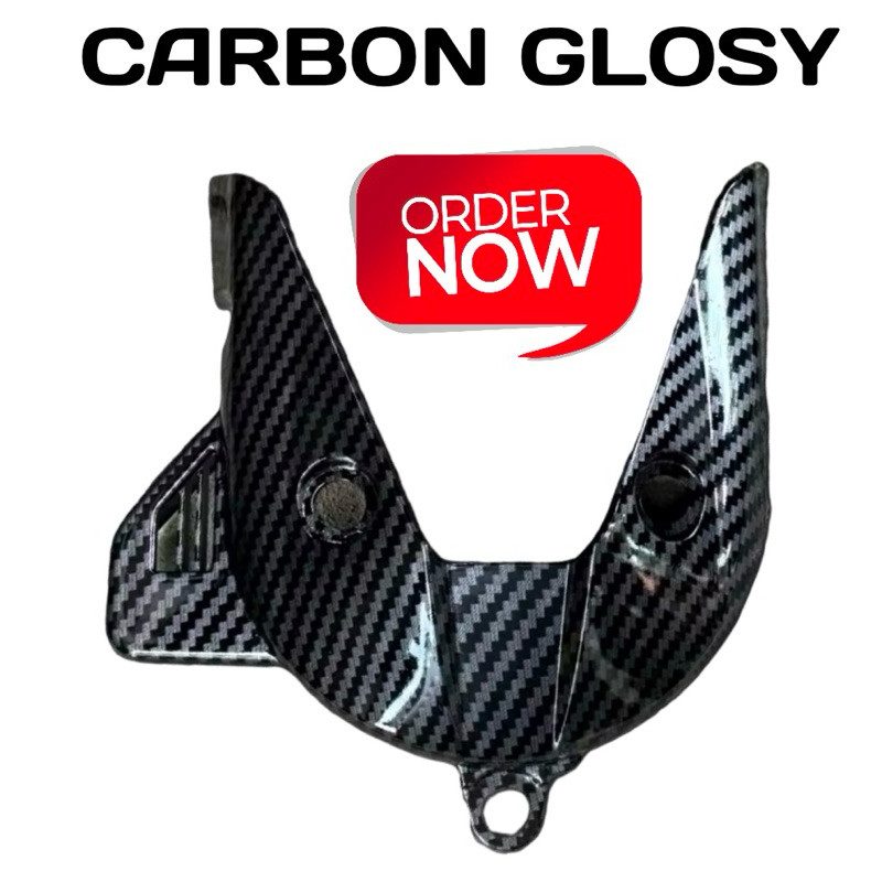 RB CAP L BEAT ESP SCOOPY ESP K44 CARBON 2017-2019 keongan cvt cover cvt beat scoopy esp carbon