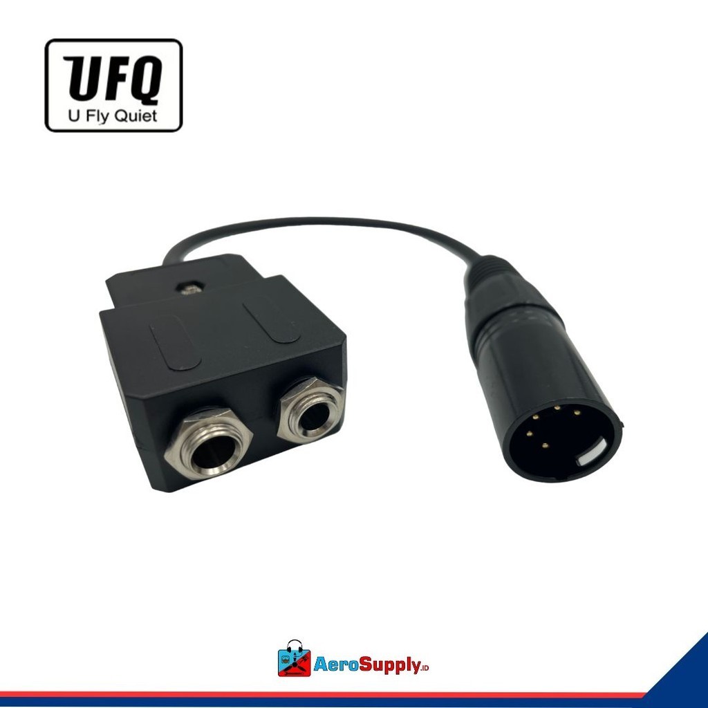 Adapter Headset Dual GA Boeing to Airbus XLR Plug UFQ