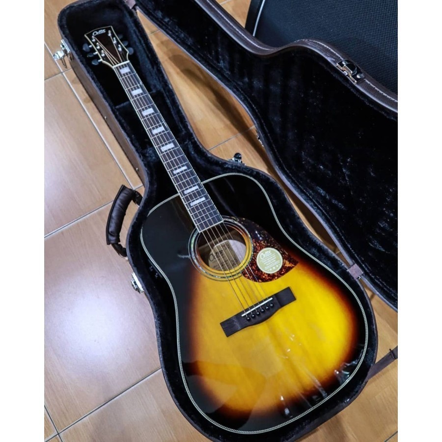 promo diskon 70% Cetta DR32SE TVS Include Hardcase - Gitar Akustik Elektrik Fishman Preamp