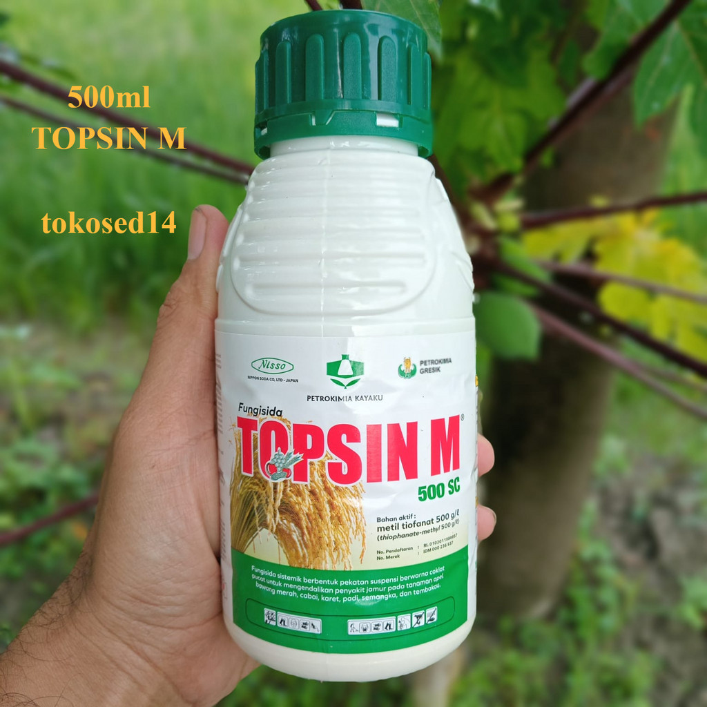 Topsin 500 ml fungisida metiltiofanat topsin padi semprot padi fungisida sistemik berbentuk pekatan 